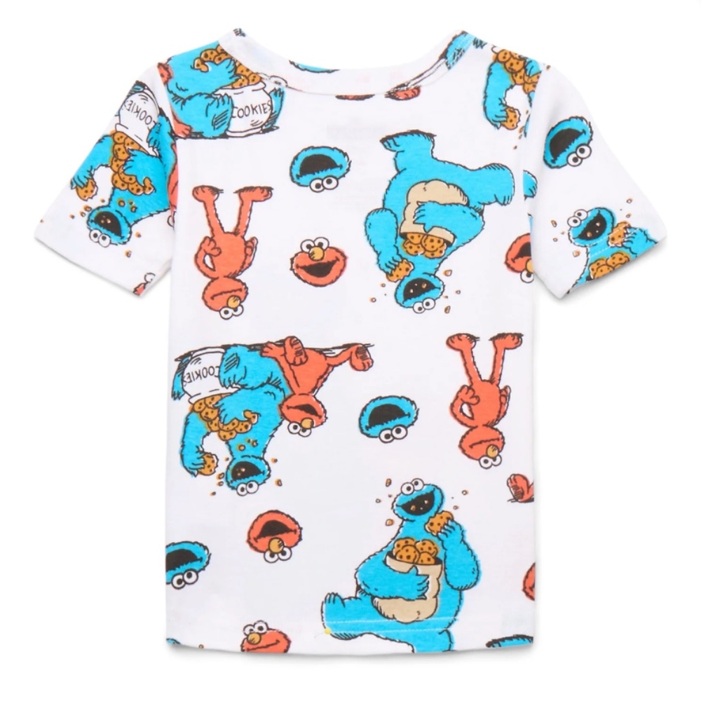 Sesame Street Unisex Two Piece Sleep Set Size 5T - Picture 2 of 5